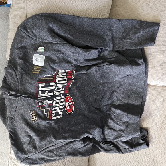 Fanatics Other - Fanatics Brand Charcoal San Francisco 49ers Super Bowl Hoodie. NWT.